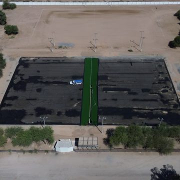 Gobierno del Estado avanza rehabilitación de unidad deportiva