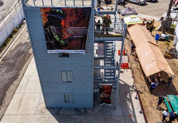 Celebran competencia estatal “Bomberas y Bomberos de Acero 2026”