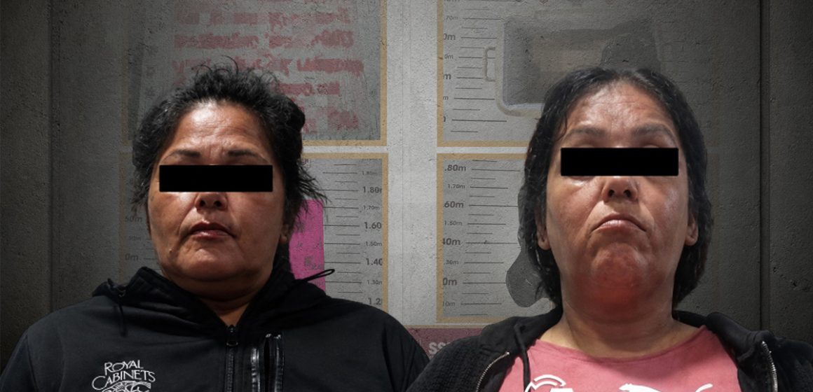 Detienen a dos mujeres con mantas amenazantes y una cabeza de cerdo