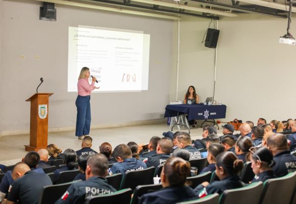 Avanza capacitación a policías de Ensenada en derechos humanos