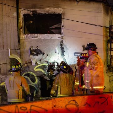 1 Se incendia por tercera ocasión vivienda abandonada en la Vía Internacional