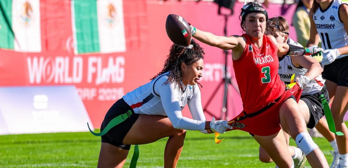 México avanza a cuartos en Mundial de flag football