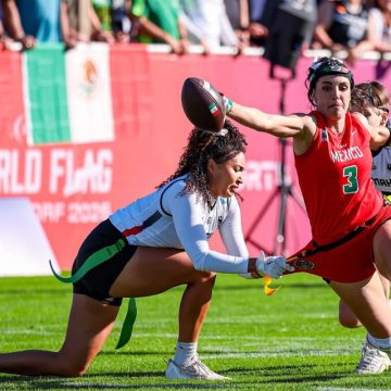 México avanza a cuartos en Mundial de flag football