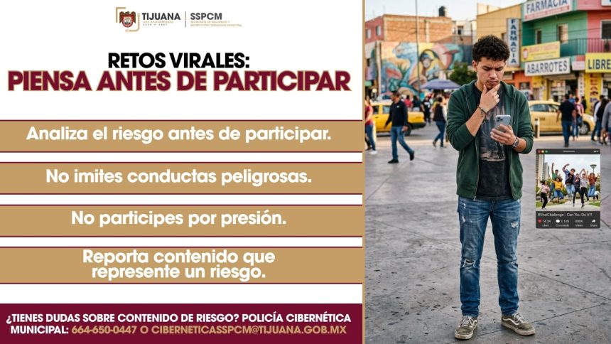 2 SSPCM recomienda evitar retos virales que pongan en riesgo a usuarios