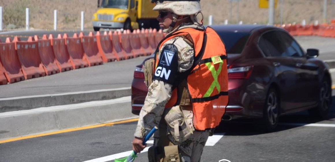GN releva a militares en filtros de El Centinela; aumentan tiempos de revisión