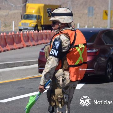 GN releva a militares en filtros de El Centinela; aumentan tiempos de revisión