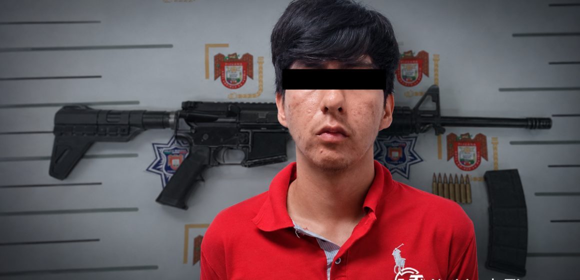 Cae adolescente con fusil calibre .223 en Sánchez Taboada